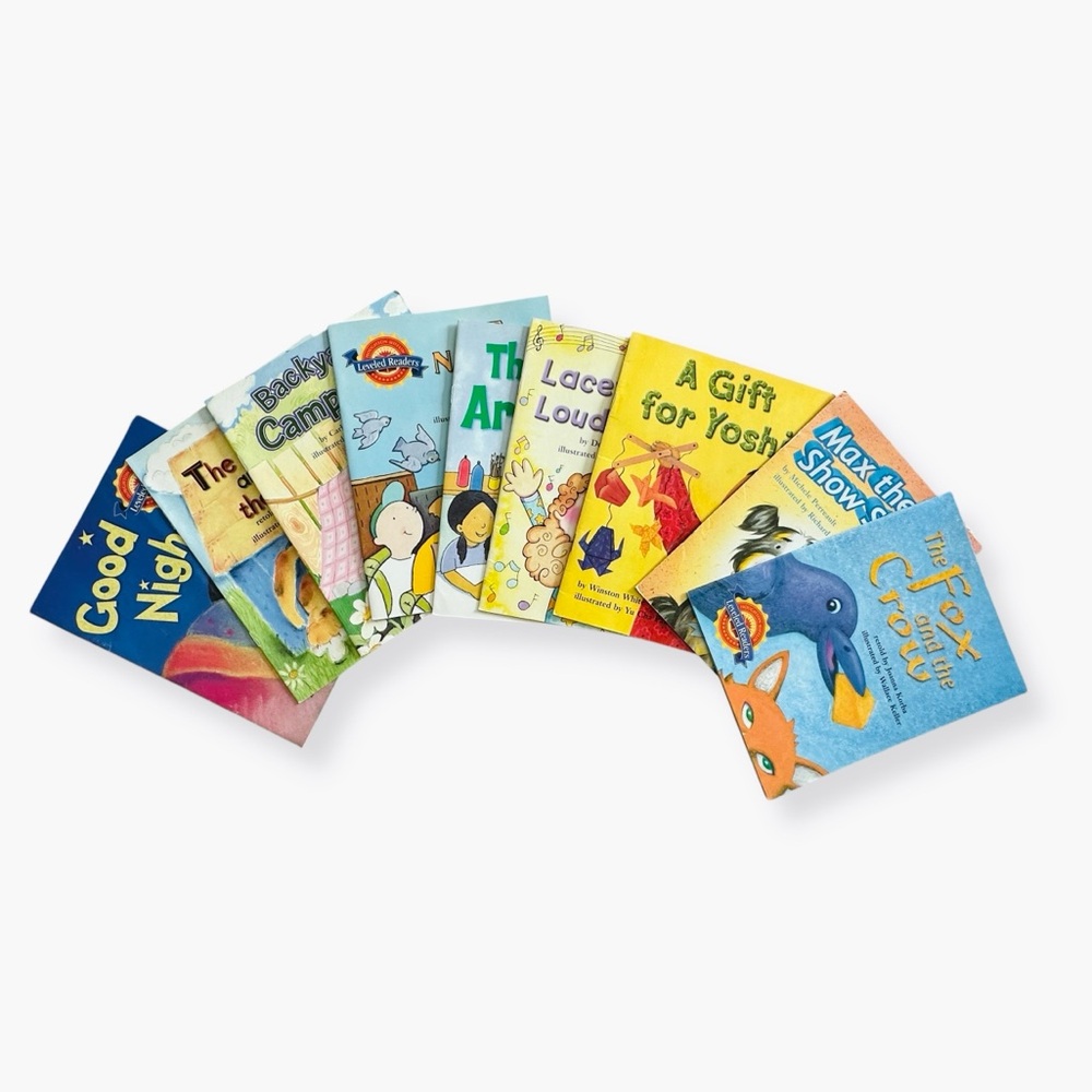 Houghton Mifflin Leveled Readers Book Lot of 9 Early Reader Kids Books
